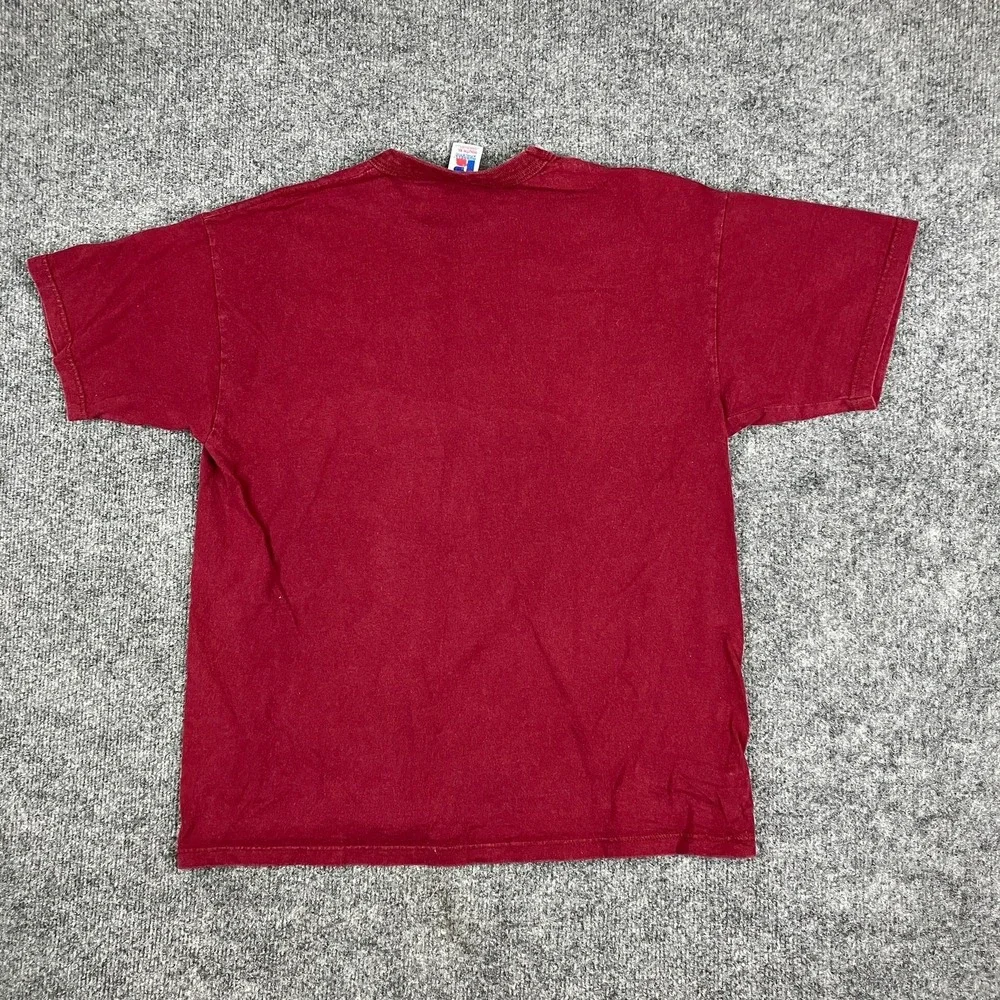 Russell T-Shirt Boys Size XL Maroon Mississippi State College Graphic Tee‎